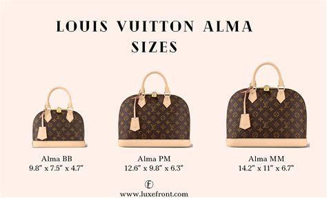 lv alma bag sizes chinese|alma nano bag dimensions.